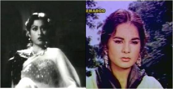 Madhubala and Kalpana as Anita and Neena respectively