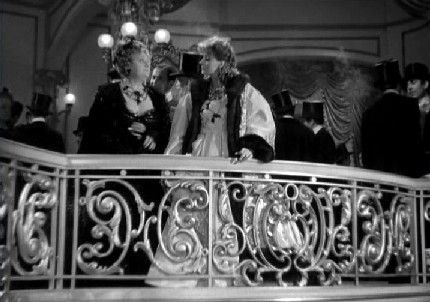 Marguerite and Prudence at the theatre