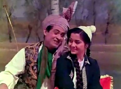 Joy Mukherji and Asha Parekh in Phir Wohi Dil Laya Hoon
