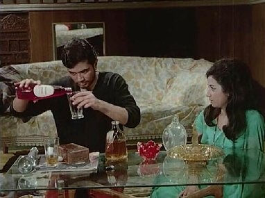 Roy and Rekha have a drink