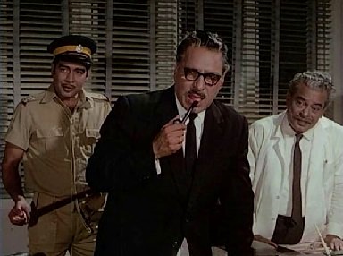 Inspector Dewan, Mr Khanna and Dr Trivedi