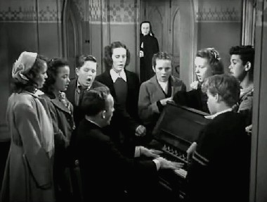 Bing Crosby singing Adeste Fideles in The Bells of St Mary's