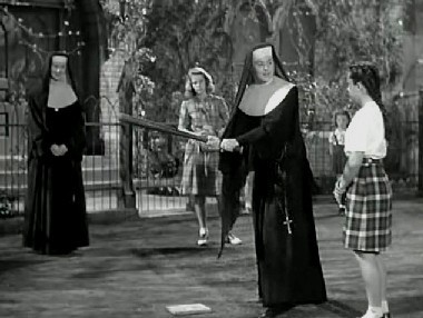 And teaches the girls baseball