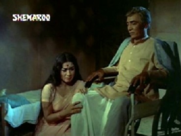 Sudha and Mr Verma in their hovel