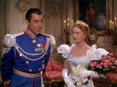 Stewart Granger and Deborah Kerr in The Prisoner of Zenda