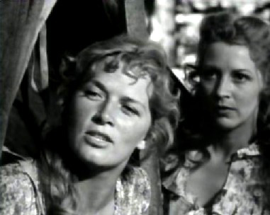 Denise Darcel as Fifi Danon and Julie Bishop as Laurie Smith