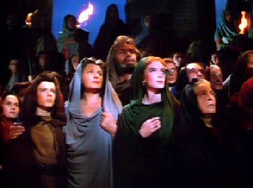 The Christians - including Lygia - listen to Peter