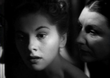 Joan Fontaine and Judith Anderson in Rebecca