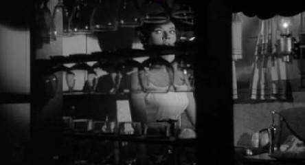 And another: Polly Bergen and a rack of glasses And another: Polly Bergen and a rack of glasses