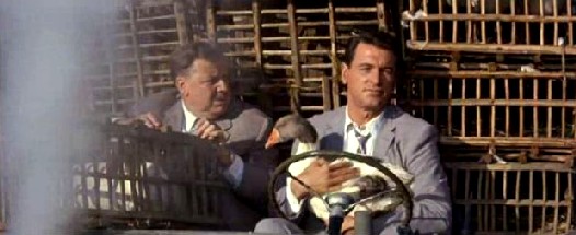 Walter Slezak and Rock Hudson in Come September