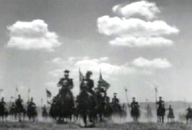 The charge of the 27th Lancers