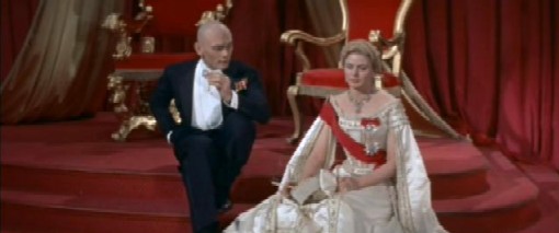 Yul Brynner and Ingrid Bergman in Anastasia
