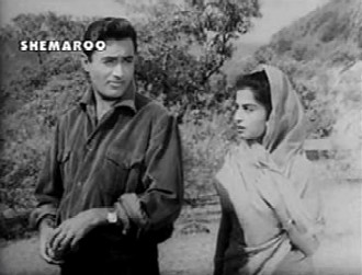 Dev Anand and Kalpana Kartik in Nau Do Gyarah