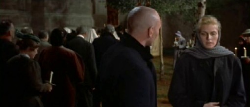 A stranger approaches Anna Koreff