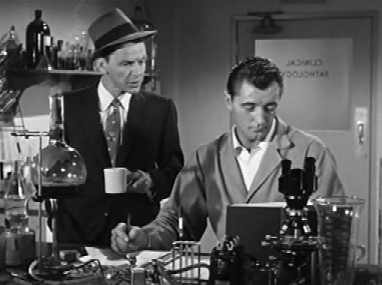 Al chats with Luke at the lab