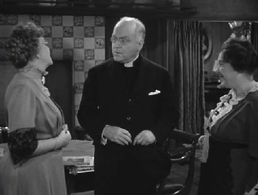 Abby and Martha try to placate Revd Harper