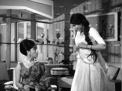 The maidservant indulges in some gossip