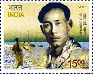 Sachin Dev Burman stamp released by the Indian Postal Department