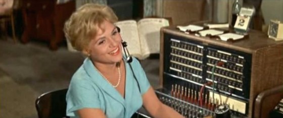 Judy Holliday falls in love sight unseen, in Bells are Ringing