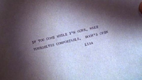 Carlino and Talman find a note