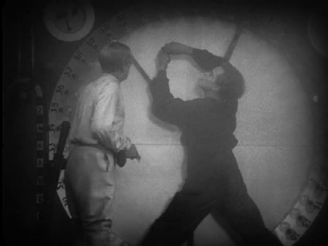 ... and switches identities with him