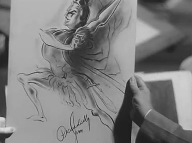 A caricature by Piccadilly Jim