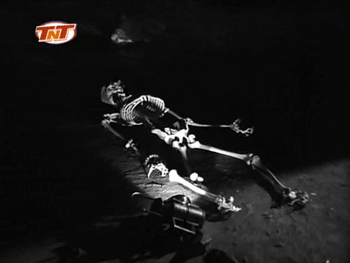 ... and ancient skeleton