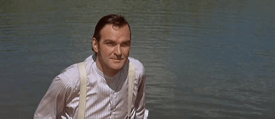 ... and Chard, down to his waist in water