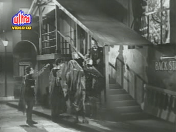 A quarrel outside a theatre