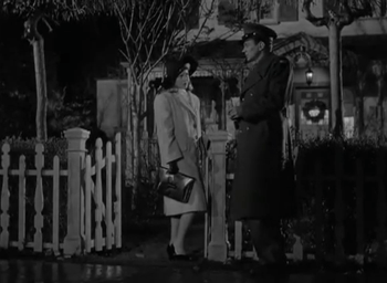 At the Marshalls' gate