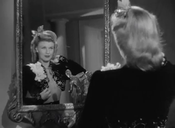 Mary gets ready for a party