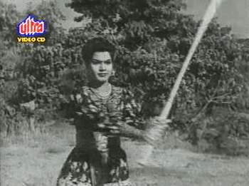 Shyama as Indra in Shrimatiji