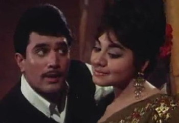 Rajesh Khanna with Farida Jalal in Aradhana