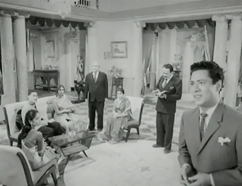 A horde of guests await P