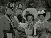 Lydia and Kitty with the officers