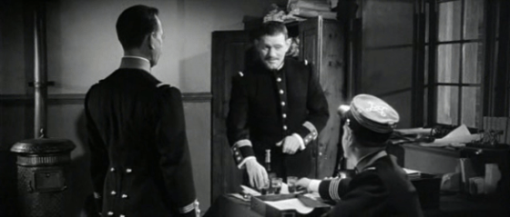 Henry entertains Esterhazy and Dreyfus