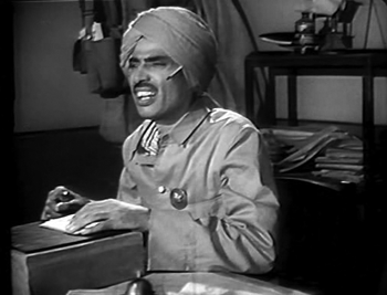 Kanhaiyya, at work as postman