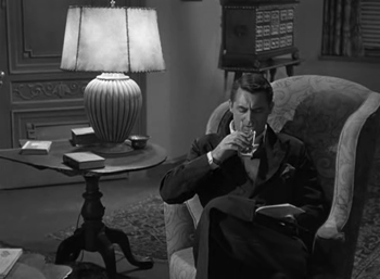 Richard settles in for a quiet night