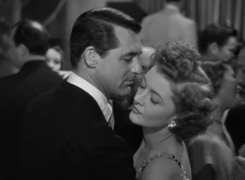 Cary Grant and Myrna Loy in The Bachelor and the Bobby-Soxer