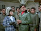 Ajit gives orders for the girls' dinner