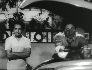 A quarrel in a garage