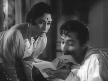 ... and is occasionally rattled by him