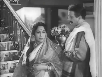 Rajeshwari and her husband, the zamindar