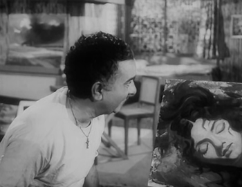 A rather creepy portrait