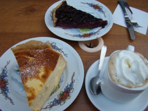 Alsatian desserts and coffee