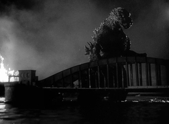 Gojira rips Tokyo apart