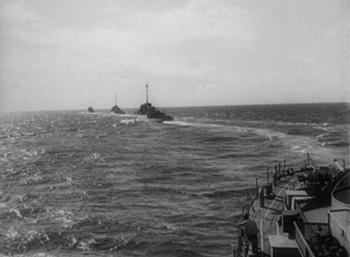 Depth charges are dropped to kill Gojira