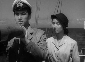 Emiko and Ogata aboard a boat bound for Odo