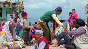 Facing up to the villagers