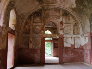 A view of the interior of the dalaan.